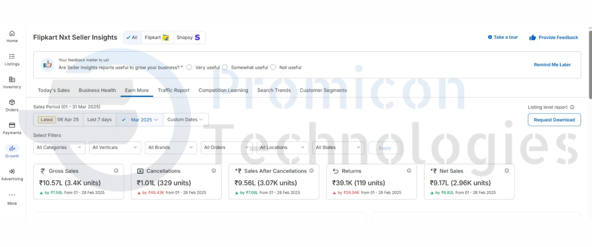 Flipkart Sale by promicon technologies